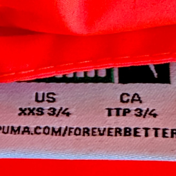 Girls Hot Pink Puma Vest Size XXS 3/4 - Picture 5 of 11